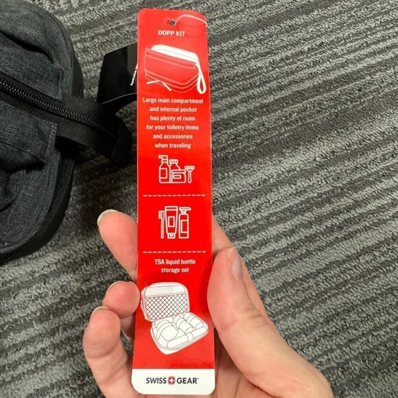 SWISSGEAR 3880 Deluxe Toiletry Bag - Gray - Picture 6 of 8